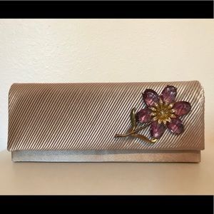 Flower Clutch Handbag Purse